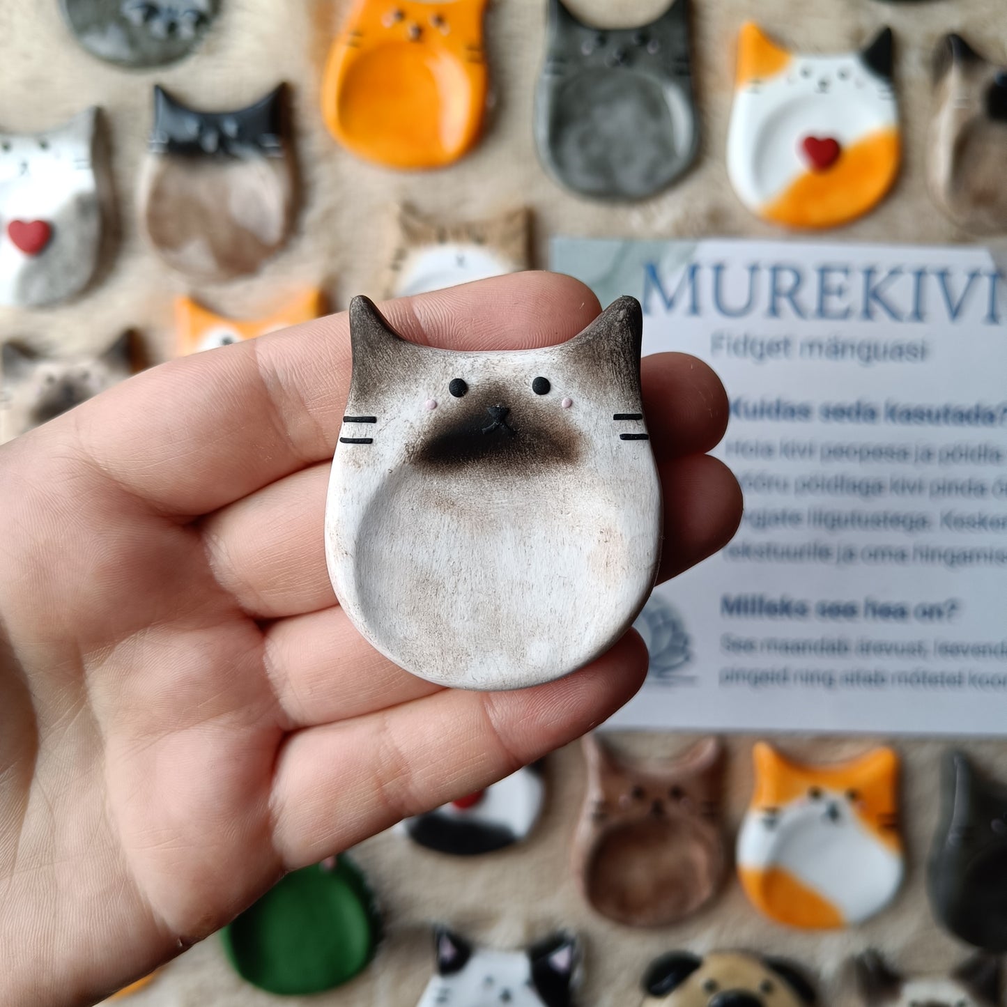Cat Worry Stone – A Little Moment of Peace in Your Day