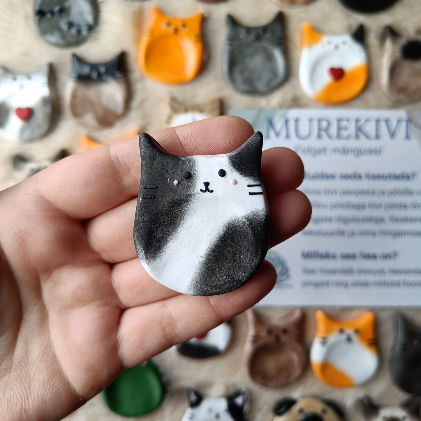 Cat Worry Stone – A Little Moment of Peace in Your Day