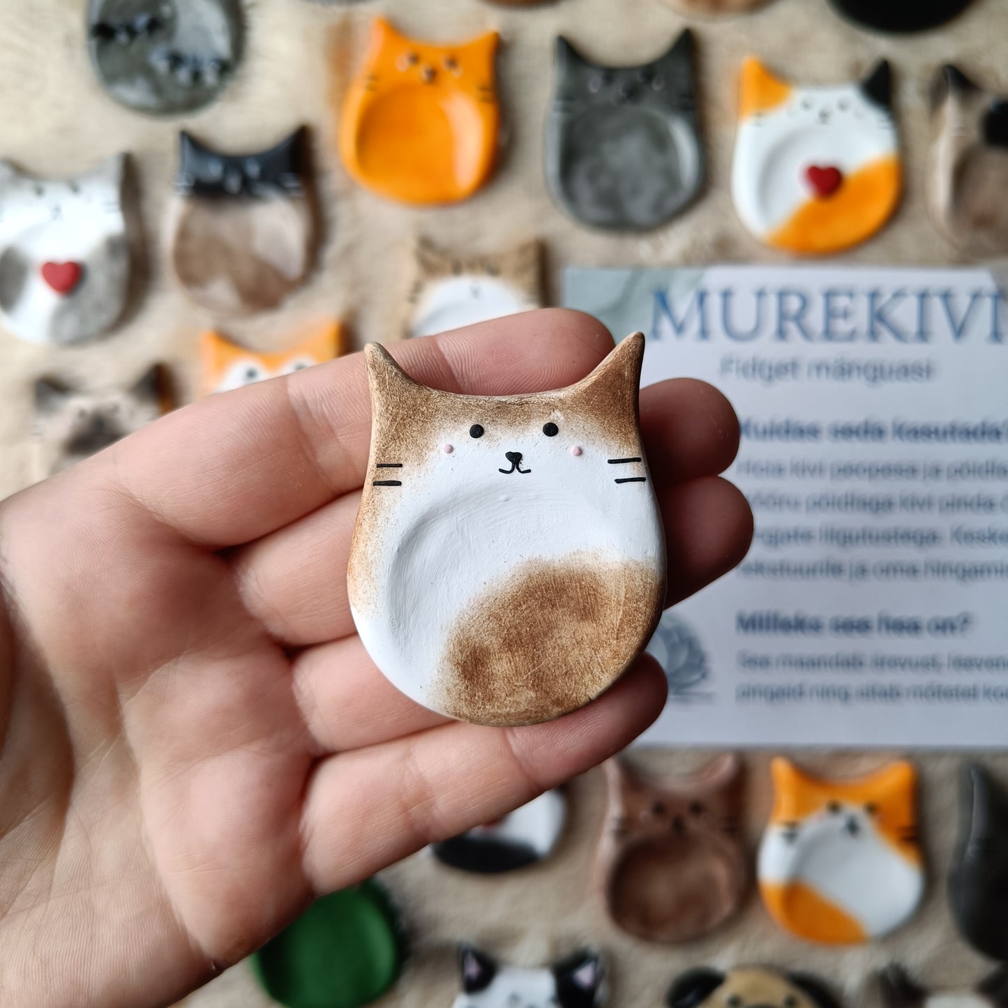 Cat Worry Stone – A Little Moment of Peace in Your Day