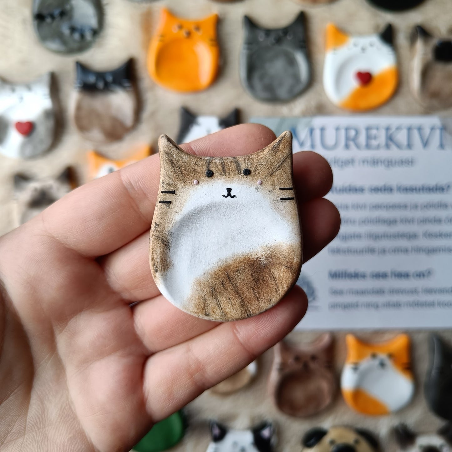 Cat Worry Stone – A Little Moment of Peace in Your Day