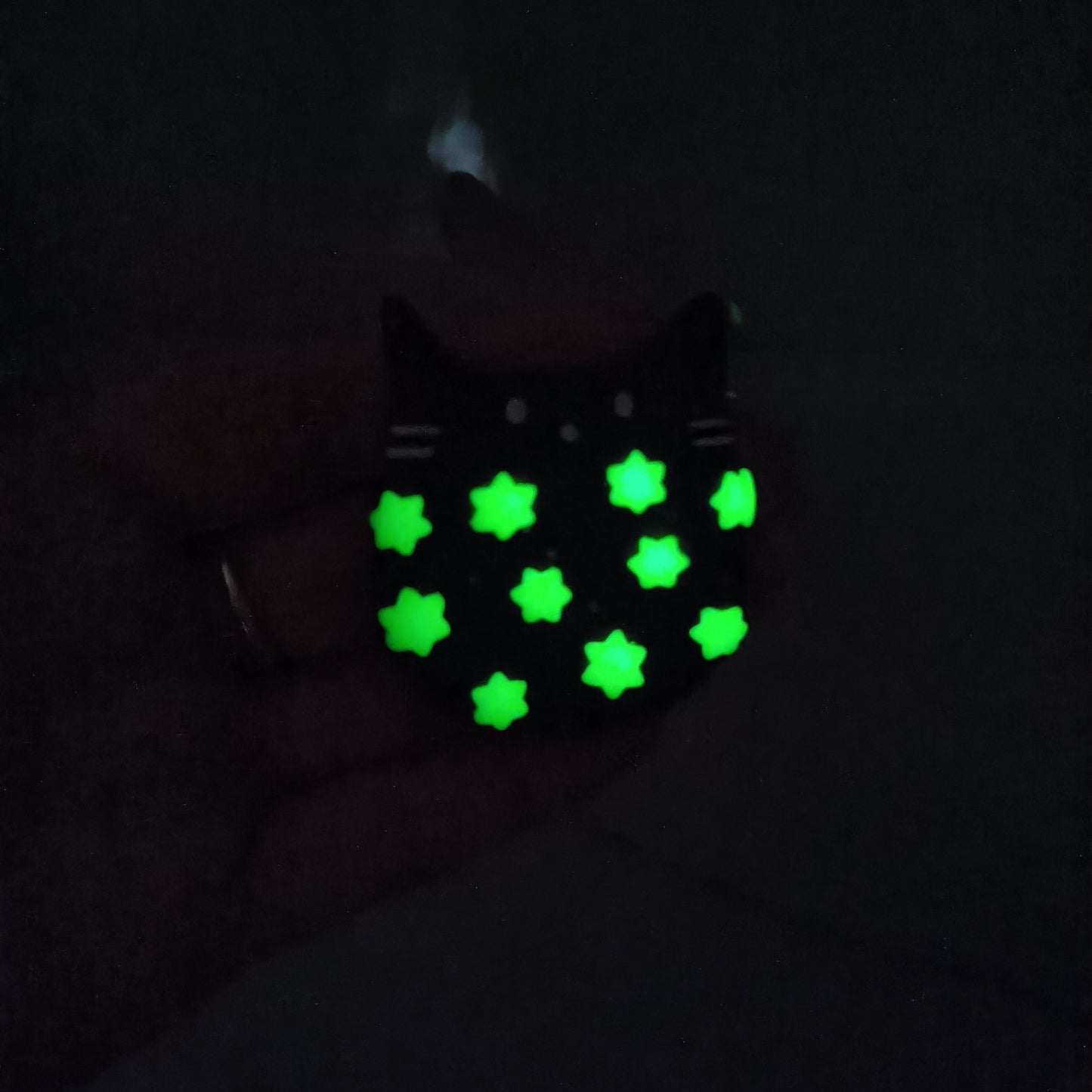 GLOW IN THE DARK Cat Worry Stone