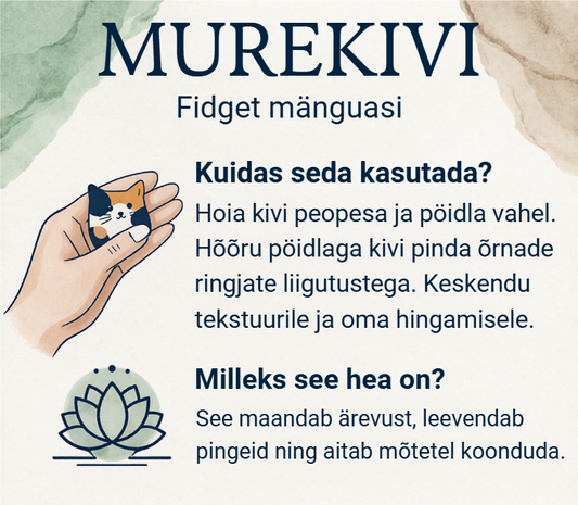 Cat Worry Stone – A Little Moment of Peace in Your Day