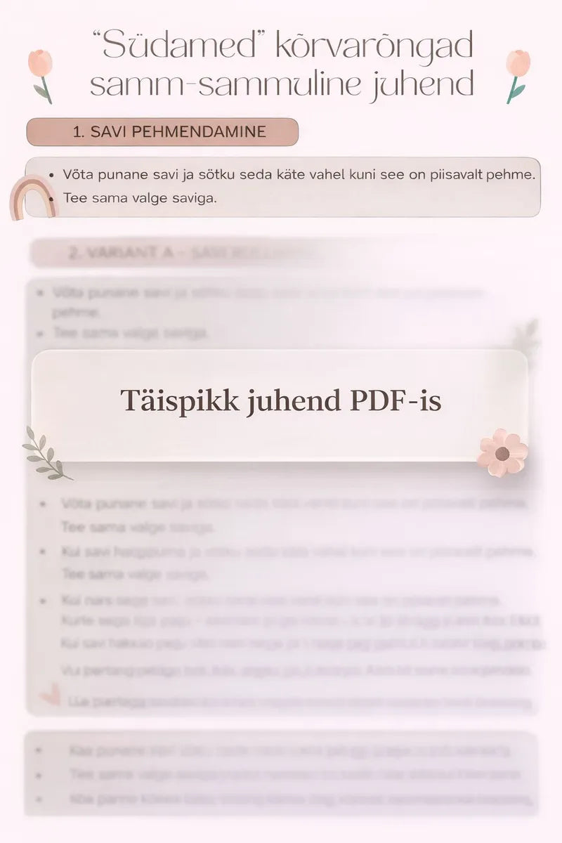 Kõrvarõngaste DIY komplekt – Loo ise ainulaadsed kõrvarõngad 